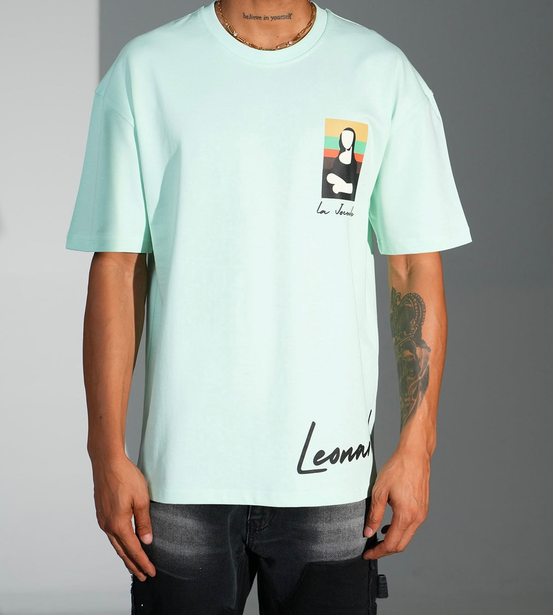 T-shirt Leonard de Vinci Mint