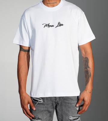 T-shirt Mona Lisa Blanc