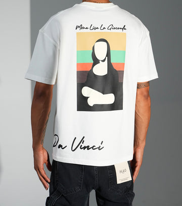 T-shirt Léonard de Vinci Blanc