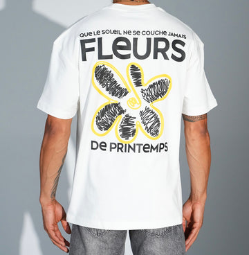 TS Fleurs de Printemps Blanc