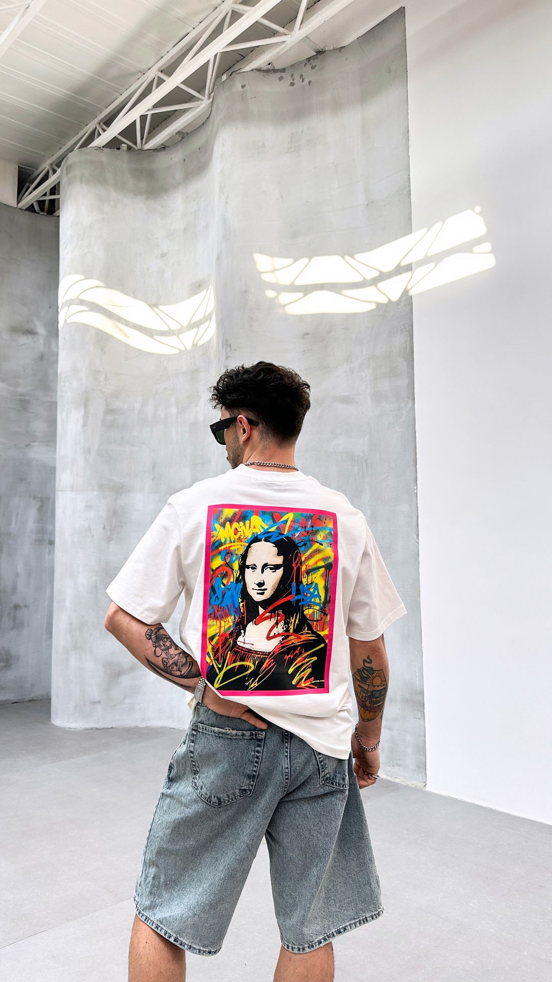 T-shirt Art Gallery White