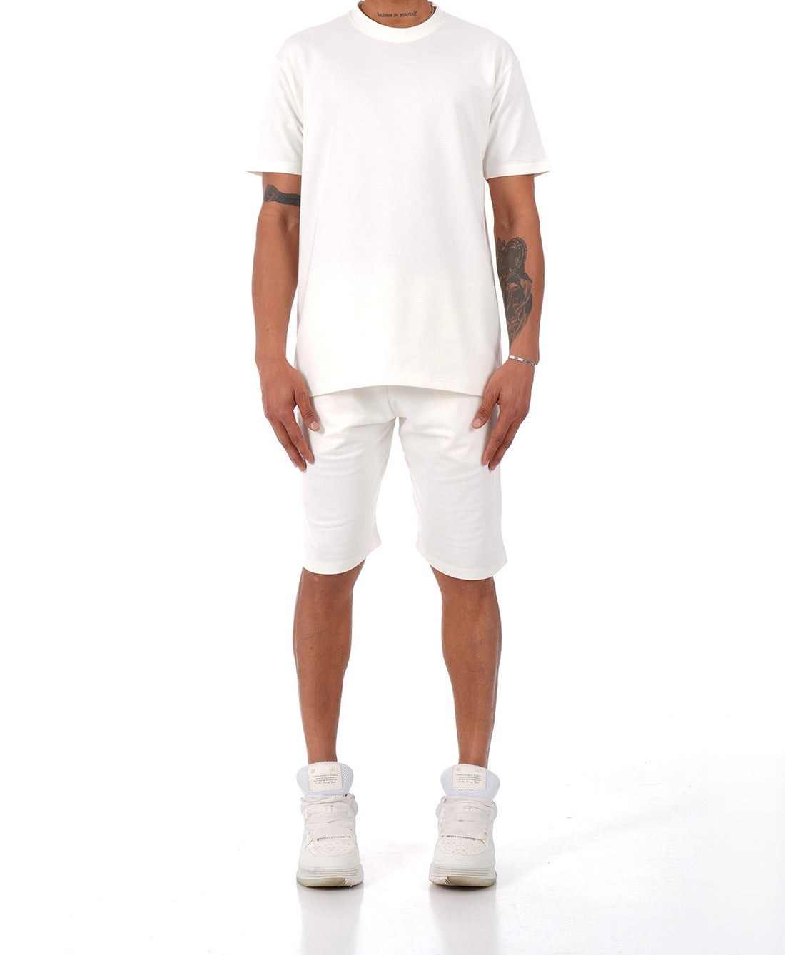 Ensemble « Short Uni » Blanc