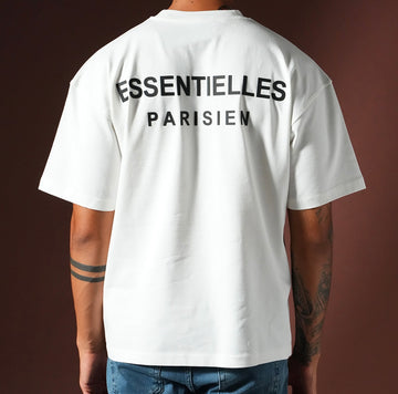 T-shirt Essentielles Parisien blanc