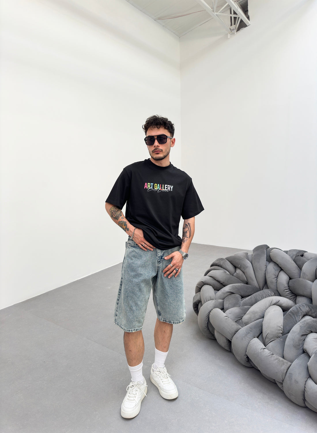 T-shirt Art Gallery Black