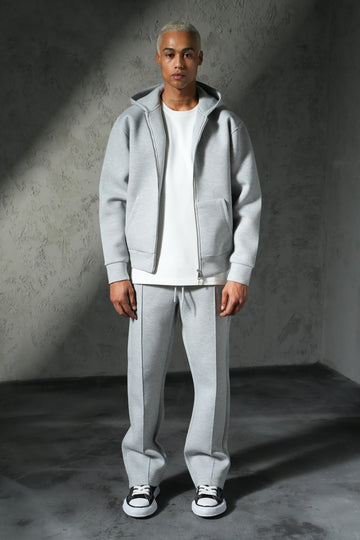 Ensemble Casual Gris Zip