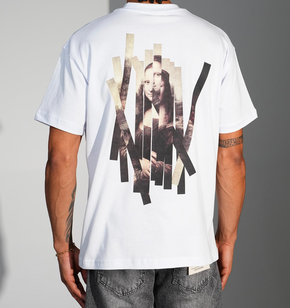 T-shirt Mona Lisa Blanc