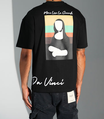 T-shirt Léonard de Vinci Noir