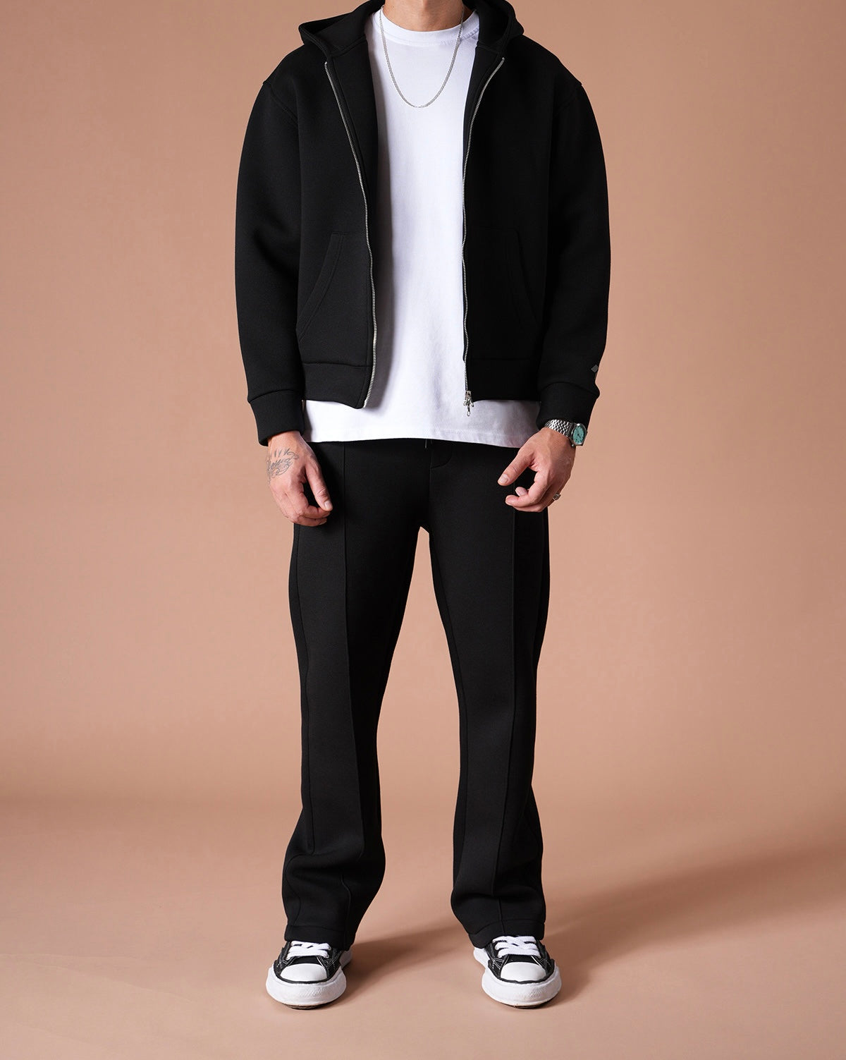 Ensemble casual Zip Black