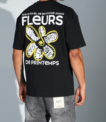 TS Fleurs de Printemps Noir