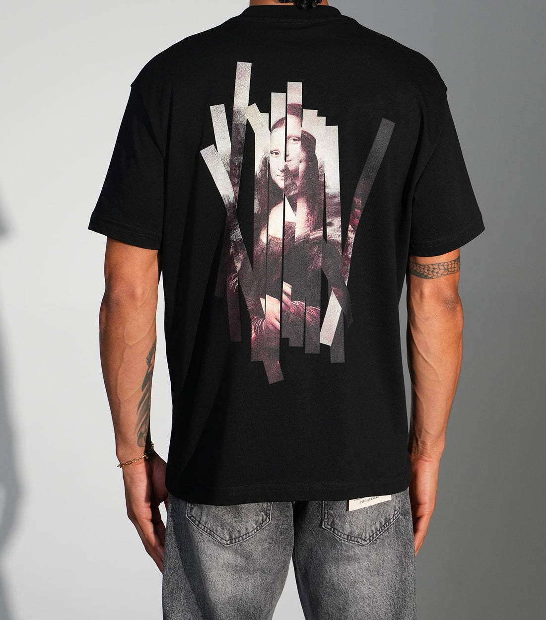 T-shirt Mona Lisa Noir