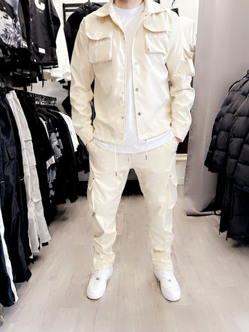 Ensemble « Uni Zip » beige