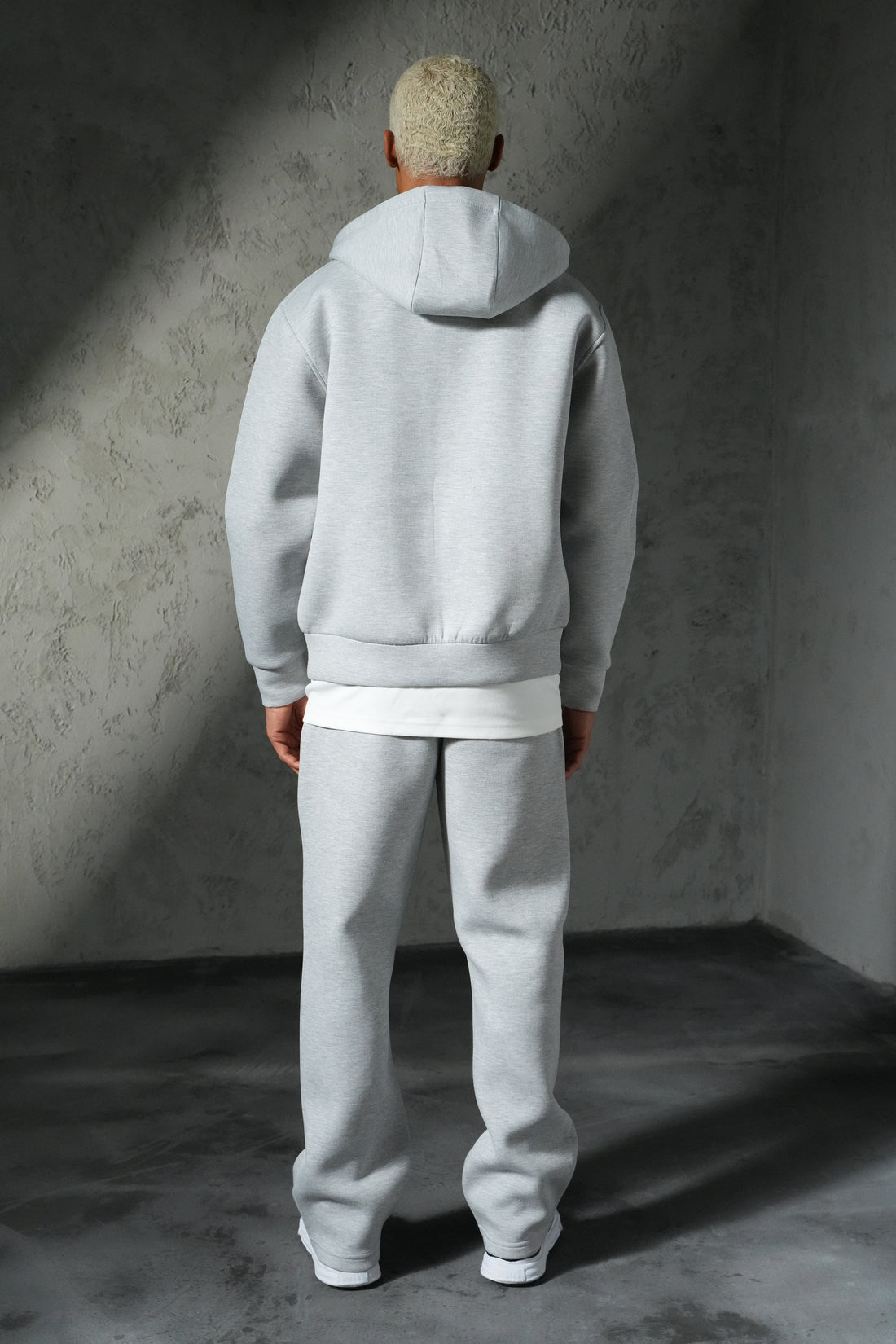 Ensemble Casual Gris Zip